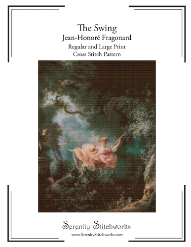 The Swing Cross Stitch Pattern - Jean-Honoré Fragonard