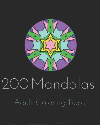 200 Mandalas Adult Coloring Book