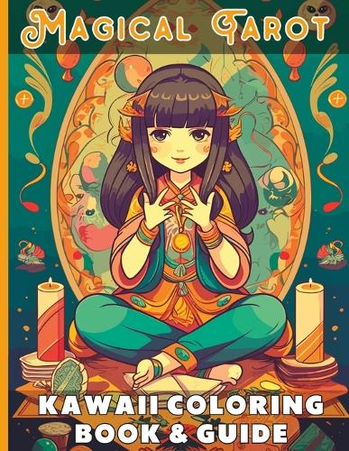 Magical Tarot Kawaii Coloring Book and Guide