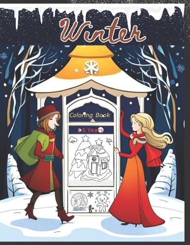 Coloring Winter Book for Kids 3-5 Years