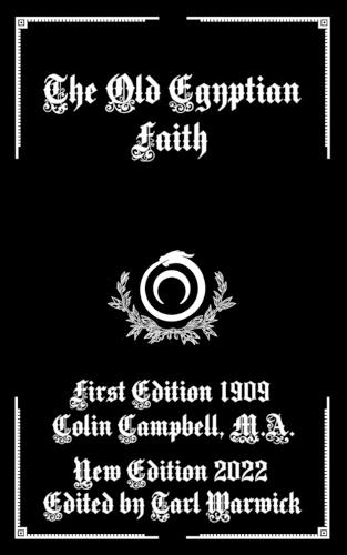 The Old Egyptian Faith