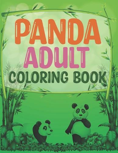 Panda Adult Coloring Book