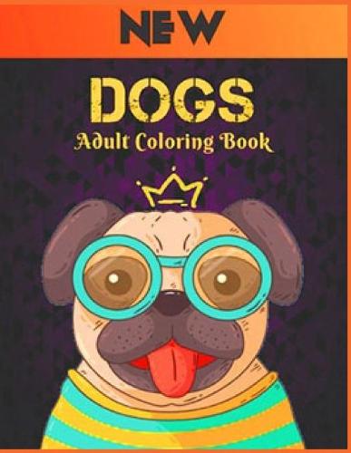 Dogs adult coloring book