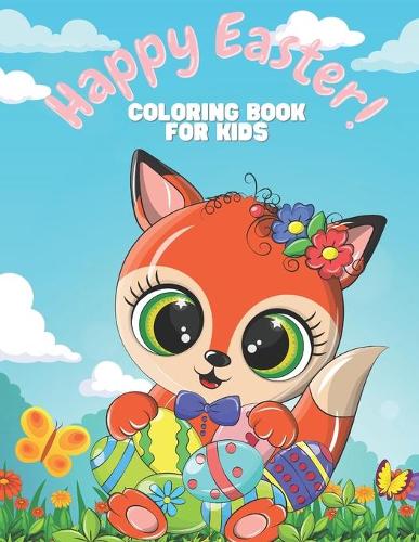 Happy Easter Coloring Book For Kids