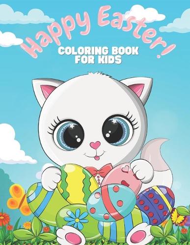 Happy Easter Coloring Book For Kids
