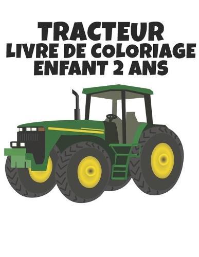 Tracteur Livre de Coloriage Enfant 2 ans
