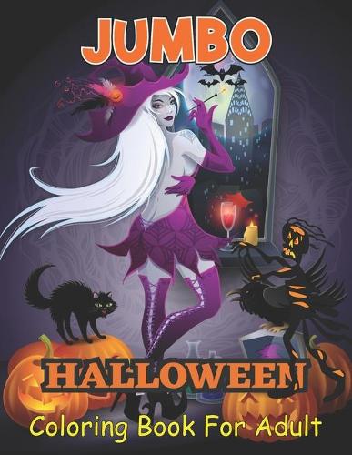 Jumbo Halloween Coloring Book for Adults