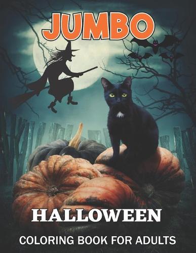 Jumbo Halloween Coloring Book for Adults