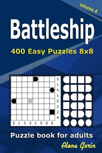 Battleship puzzle book for adults