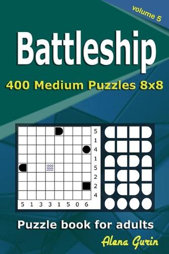 Battleship puzzle book for adults