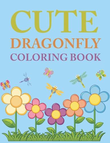 Cute Dragonfly Coloring Book
