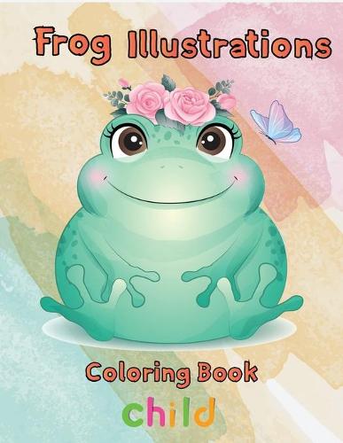 Frog illustrations Coloring Book child