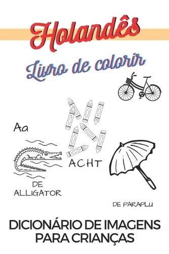 Holandes Livro de colorir Dicionario de imagens para criancas