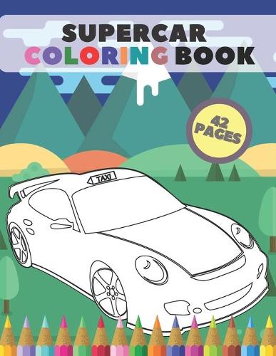 Supercar Coloring Book