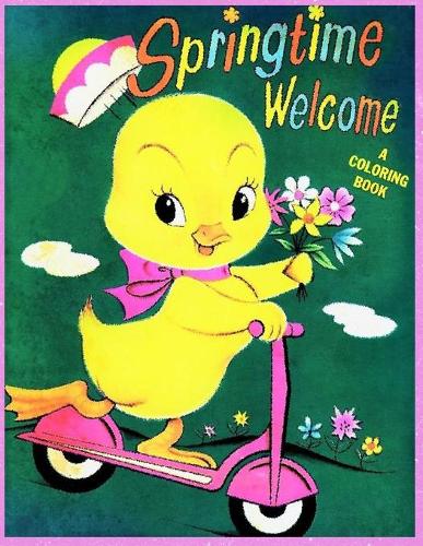 Springtime Welcome Coloring Book