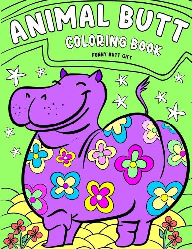 Animal Butt Coloring Book - Funny Butt Gift