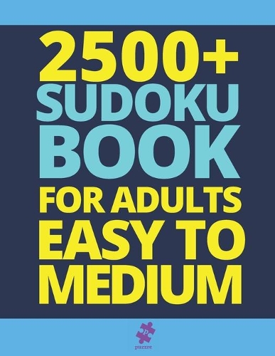 2500+ Sudoku Book For Adults Easy To Medium