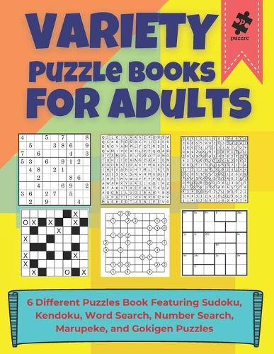 Variety Puzzle Book For Adults