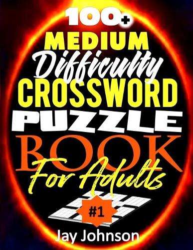 100+ Medium Difficulty Crossword Puzzle Book For Adults