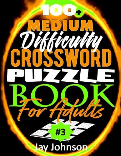 100+ Medium Difficulty Crossword Puzzle Book For Adults
