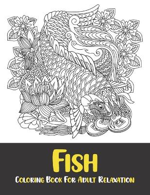 fish coloring book for adult relaxation