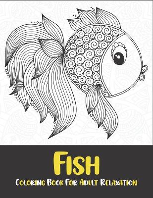 fish coloring book for adult relaxation