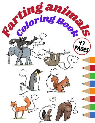 Farting Animals Coloring Book