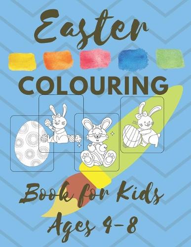 Easter COLOURING Book for Kids Ages 4-8