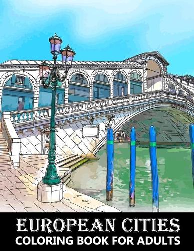 European Cities Coloring Book for Adults