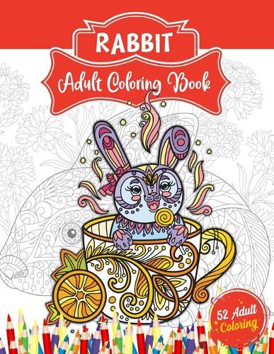 Rabbit Adult Coloring Book