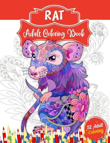 Rat Adult Coloring Book