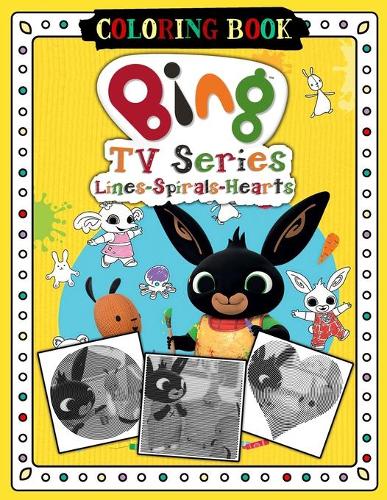 Bing TV Series Lines Spirals Hearts Coloring Book