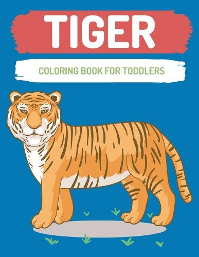 Tiger coloring book for toddlers