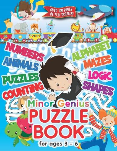 Minor Genius Puzzle Book For Ages 3-6