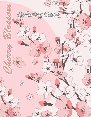 Cherry Blossom Coloring Book