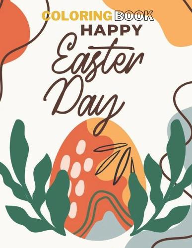happy easter day coloring book