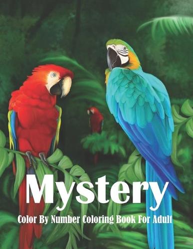 mystery color by number coloring book for adult
