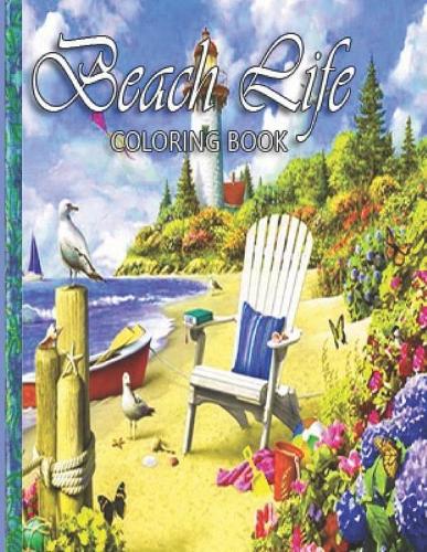 Beach Life Coloring Book