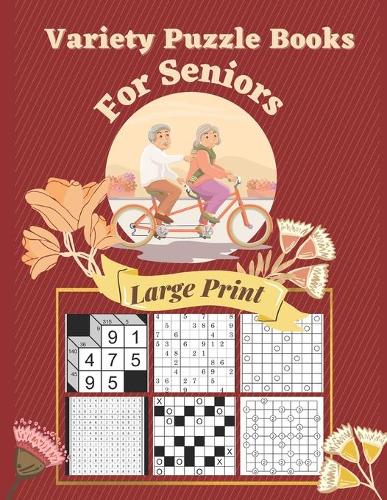 Variety Puzzle Books For Seniors Large Print