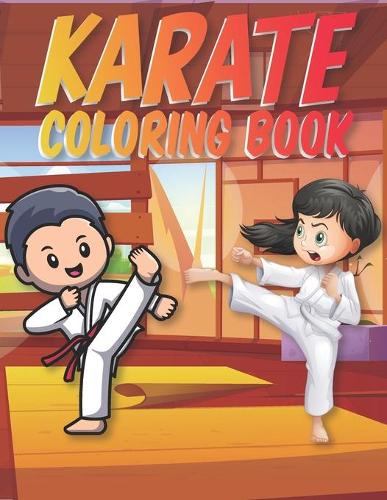 Karate Coloring Book