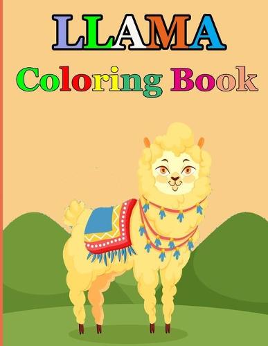 Llama Coloring Book