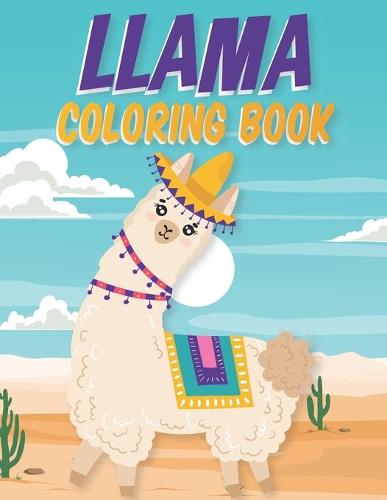 Llama Coloring Book