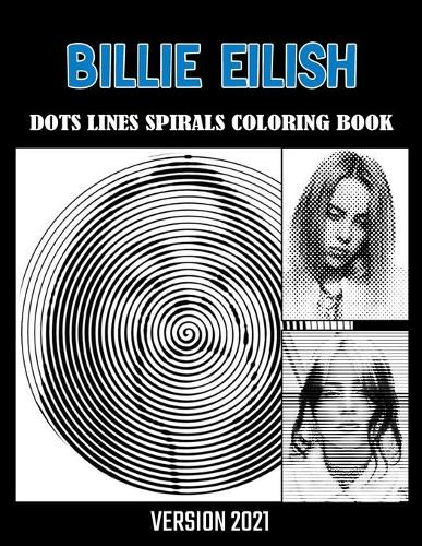 BILLIE EILISH Dots Line Spirals Coloring Book