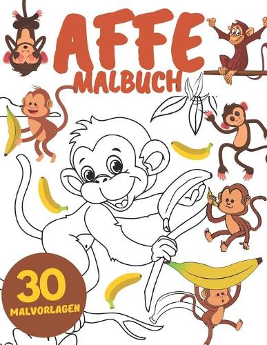 Affe Malbuch