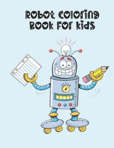 robot coloring book for kids