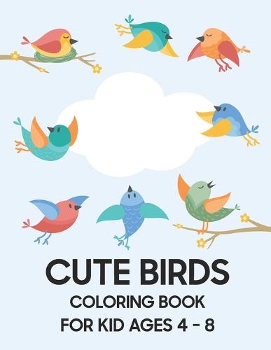 Cute Bird Coloring Book