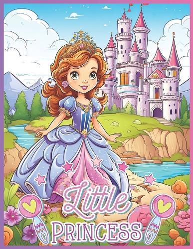 Little Princess Coloring book 104 pages for Kids 3-6 years