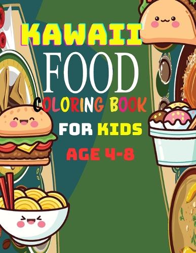Kawaii Food Coloring Book For Kids