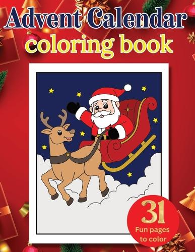 Advent Calendar coloring book