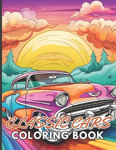 Classic Cars Coloring Book for Adult